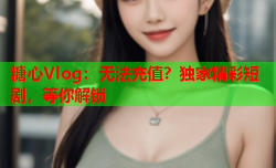 糖心Vlog:无法充值?独家精彩短剧,等你解锁