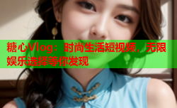 糖心Vlog:时尚生活短视频,无限娱乐选择等你发现