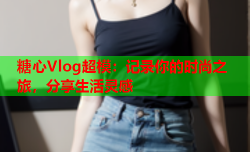 糖心Vlog超模:记录你的时尚之旅,分享生活灵感