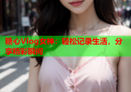 糖心Vlog女神：轻松记录生活，分享精彩瞬间