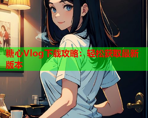 糖心Vlog下载攻略:轻松获取最新版本  第1张 糖心Vlog下载攻略:轻松获取最新版本  第1张