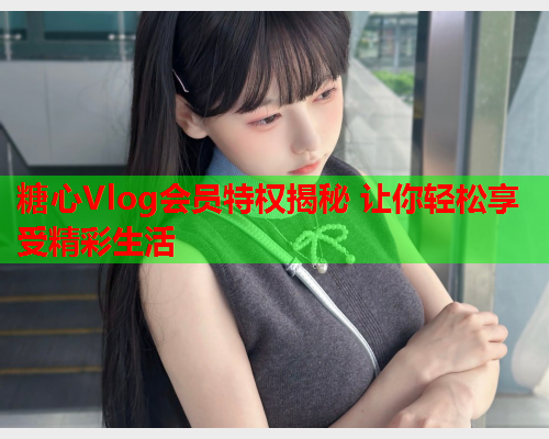 糖心Vlog会员特权揭秘 让你轻松享受精彩生活  第1张 糖心Vlog会员特权揭秘 让你轻松享受精彩生活  第1张