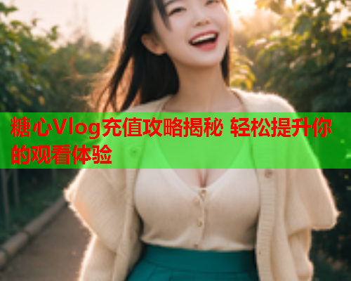 糖心Vlog充值攻略揭秘 轻松提升你的观看体验  第2张 糖心Vlog充值攻略揭秘 轻松提升你的观看体验  第2张