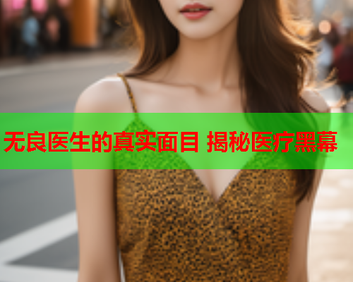 无良医生的真实面目 揭秘医疗黑幕  第1张 无良医生的真实面目 揭秘医疗黑幕  第1张