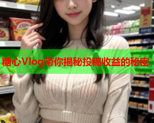 糖心Vlog带你揭秘投稿收益的秘密  第1张 糖心Vlog带你揭秘投稿收益的秘密  第1张