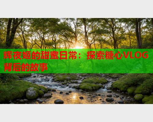 辉夜姬的甜蜜日常:探索糖心VLOG背后的故事  第2张 辉夜姬的甜蜜日常:探索糖心VLOG背后的故事  第2张