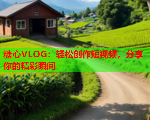 糖心VLOG:轻松创作短视频,分享你的精彩瞬间  第1张 糖心VLOG:轻松创作短视频,分享你的精彩瞬间  第1张