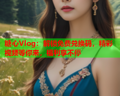 糖心Vlog:解锁免费兑换码,精彩视频等你来,福利享不停  第1张 糖心Vlog:解锁免费兑换码,精彩视频等你来,福利享不停  第1张
